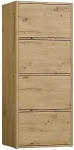 TOP E SHOP ALMA CHEST OF DRAWERS, ANTHRACITE/ARTISAN OAK