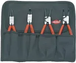 KNIPEX Set of Circlip Pliers 4 parts