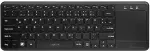 Klaviatuur Logilink Tastatur Wireless mit Touchpad, 2,4 GHz, schwarz
