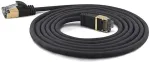 Wantec Patchkabel SSTP CAT7 Ste. CAT6a d=4mm 10,00m schwarz