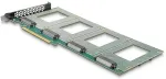 Delock PCI Express 4.0 x16 Karte zu 4 x intern U.2 NVMe SFF-8639 - Bifurcation (LxB: 288 x 122 mm)