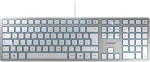 Klaviatuur CHERRY KC 6000 SLIM KEYBOAD USB US ENGLISH/INT