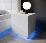 Cama MEBLE Cama REJA bedside table light blue