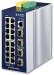 Planet Technology Corp. Planet PLANET IGS-6325-16T4S juhitav L3 Gigabit Ethernet (10/100/1000) v&otilde;rguseade Blue, Grey
