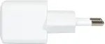 DELTACO USB-C mini wall charger 1x USB-C, PD 20 W, white / USBC-AC150