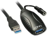 Lindy USB 3.0 Aktiv-Verl&auml;ngerung Typ A/A M/F 10m