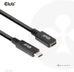 Club3D Kabel USB 3.2 Typ C 2m Verl&auml;ngerung 5Gbps St/Bu retail