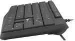 Klaviatuur NATEC | Keyboard | Nautilus NKL-1950 | Keyboard | Wired | US | Black