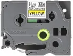 Brother TZE-SL651 SELF LAMINATING TAPE 24MM 8MYELLOW/BLACK