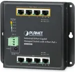 Planet WGS-804HPT - Switch - verwaltet - 4 x 10/100/1000 (PoE+) + 4 x 10/100/1000 - an DIN-Schiene montierbar, wandmontierbar - PoE+ - Gleichstrom