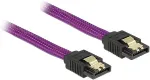 DeLOCK SATA 6 Gb/s Kabel 50 cm violett