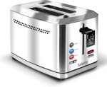 SALENTE ToastMax toaster with digital display, stainless steel