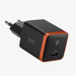 Spigen Toalaadija adapter ArcStation Essential 30W USB-C, must, kiirlaadimine, EE301EU,