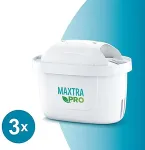Brita MAXTRA PRO Pure Performance Kande vandfilter 3. stk Hvid