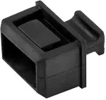 V&otilde;rgukaart Startech .com SFP Dust Covers - 10 Pack - Schutzumschlag - Schwarz (Packung mit 10)