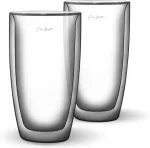 Lamart Boorsilikaadist latte klaasid 2x380ml Vaso LT9011