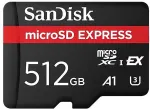 M&auml;lukaart Sandisk Express microSD PCI Express Gen 3.1 UHS-I Memory Card 512GB 880MB/s