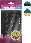 Kolm L&otilde;vi (Minipicto) Minipicto klaviatuurikleebis EST/UKR, must/matt (KB-UNI-ESTUKR02TW-BL)