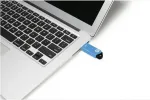 M&auml;lukaart Hp STICK 64GB v150w 2.0 Flash Drive (black/blue) retail