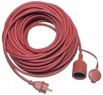 REV extension IP44 25m red