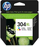 Tooner Hp 304XL - Hohe Ergiebigkeit - farbstoffbasiert dreifarbig - Original - Tintenpatrone - f&uuml;r Deskjet 3720, 3730 (N9K07AE#301)
