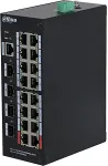 Dahua Technology HS4420-16GT-190 network switch Managed L2 Gigabit Ethernet (10/100/1000) Power over Ethernet (PoE) Desktop Black
