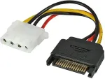 Lindy SATA Stromadapter 1x15pol. SATA an 1x5.25" M/F