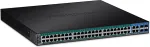 TRENDnet TPE 5048WS - Switch - Smart - 48 x 10/100/1000 (PoE+) + 4 x Kombi-Gigabit-SFP - Desktop, an Rack montierbar - PoE+ (740 W) - AC 100 - 240 V (TPE-5048WS)