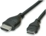 ROLINE HDMI High Speed Kabel mit Ethernet, HDMI ST - Mini HDMI ST 0,8m (11.04.5568)