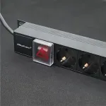 QOLTEC Power strip for RACK 16A PDU,16xSCHUKO,vertical