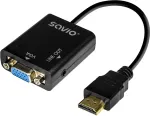 SAVIO HDMI-VGA adapter AK-76 with audio
