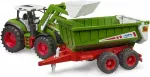 BRUDER Roadmax tractor with front loader and tipping trailer