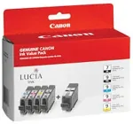Tooner CANON LUCIA Ink Value Pack PGI-9MBP Multipack - Tintenbeh&auml;lter - 1 x pigmentiertes Magenta, mattschwarz, pigmentiertes Zyan, Pigmentiertes Gr&uuml;n, Pigmented Red - f&uuml;r PIXMA Pro9500, Pro9500 Mark II (1033B011)