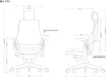 UNIQUE Wau TPE-8 office chair, grey/white elastomer