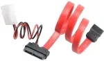 Akasa - slimline SATA to SATA data and power - 40 cm