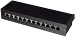 Logilink Patchpannel Desktop 12 Port Cat6A STP black