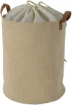 Home4you Pesukorv LIDO LEO D38xH48cm, beež velvet