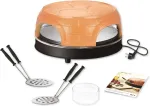 EMERIO Pizzarette,Pizza Ofen,4 Pers., Warmhaltefl&auml;che