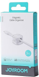 Joyroom magnetiline kaablikorraldaja kuni 7.5 mm l&auml;bim&otilde;&otilde;duga, (3 tk), White (JR-ZS368)