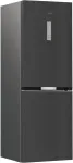 K&uuml;lmik Whirlpool Refrigerator | WHK 26362 XBR4E | Energy efficiency class E | Free standing | Combi | Height 186.5 cm | No Frost system | Fridge net capacity 201 L | Freezer net capacity 106 L | Display | 37 dB | Black