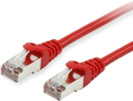 EQUIP Patchkabel Cat6 S/FTP 2xRJ45 50.00m rot LSZH Polybeutel