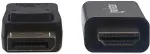 Manhattan 1080p DisplayPort auf HDMI-Kabel schwarz 1,8