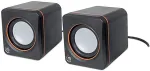 Manhattan Aktivbox USB Stereo 2 Lautsprecher schwarz/orange retail