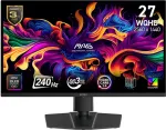 Monitor Msi ius MAG 273QP QD‑OLED X24 / 27" / WQHD / 240Hz / 0.03ms (GtG) / juodas - adjustable stand