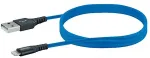 SCHWAIGER USB-Kabel 2.0 A auf Apple Lightning 1,20m Blau