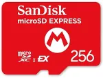 M&auml;lukaart Nintendo SanDisk Switch 2 mircoSD Express Card 256 GB, memory card in Mario design