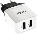 2GO Ladeger&auml;t 10,5W 2-Port 2x USB-A, wei&szlig;