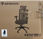 GENESIS SALE OUT. | Ergonomic Chair Astat 200 Base material Nylon; Castors material: Nylon with CareGlide coating | Black | DAMAGED PACKAGING | 24 month(s)