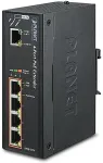 PLANET IPOE-E174 - Netzwerkextender - Ethernet, Fast Ethernet, Gigabit Ethernet - 10Base-T, 100Base-TX, 1000Base-T - 5 Anschl&uuml;sse - bis zu 100 m (POE-E174)