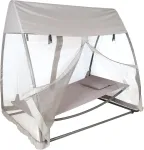 Home4you Rippkiik SUNDAY varikatusega 215x155xH197cm, taupe